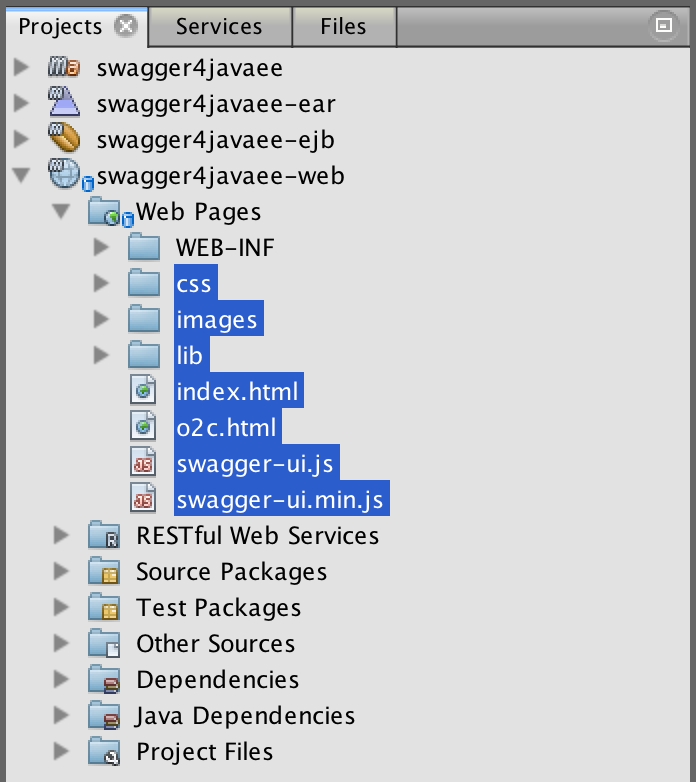 Swagger UI - Copy dist - Paste to webapp